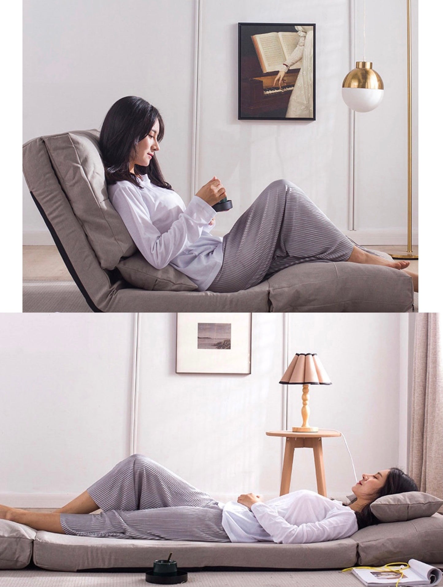 ๐๐๐๐ ๐๐๐๐๐๐ Japanese style lazy sofa bed