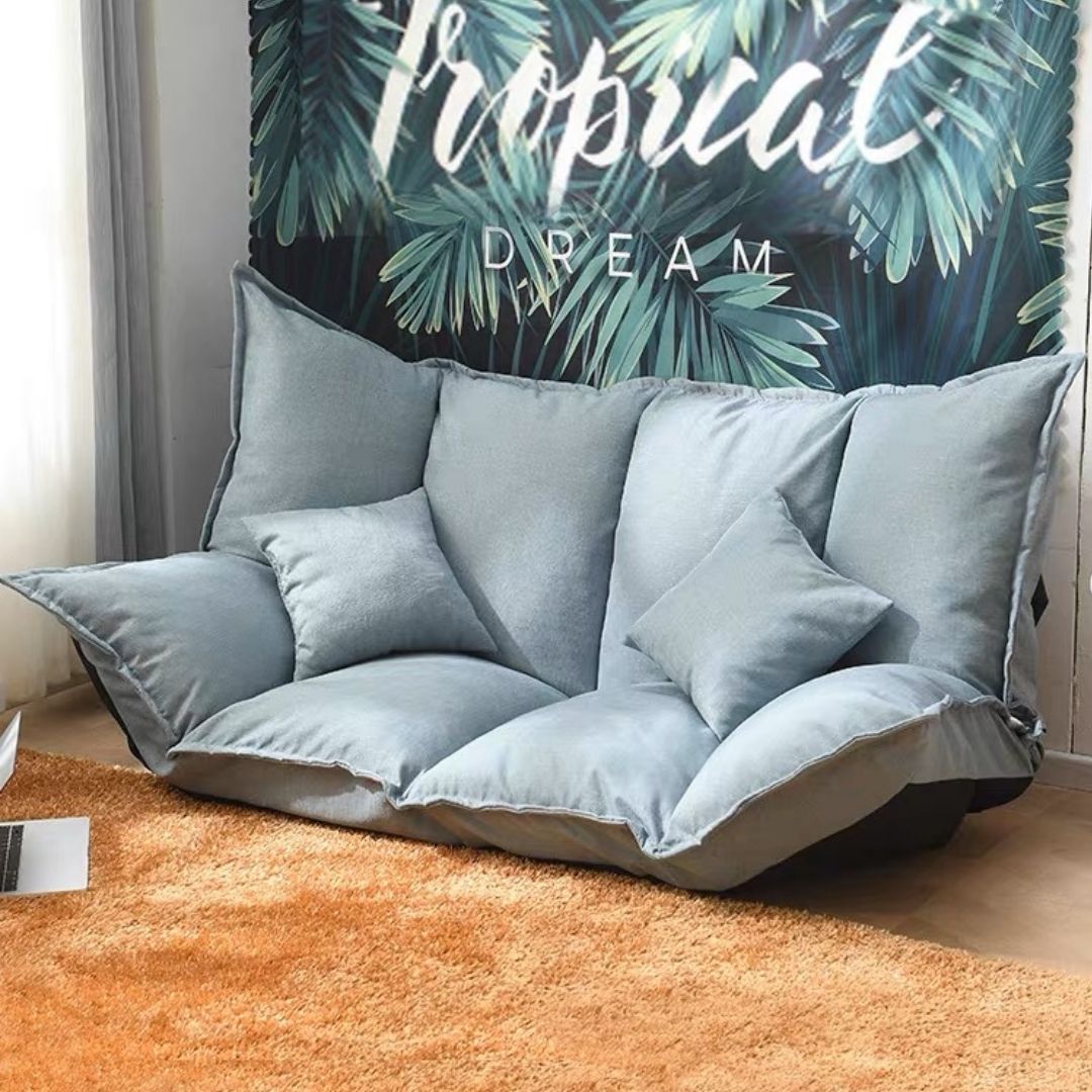 𝐂𝐎𝐙𝐘 𝐋𝐈𝐕𝐈𝐍𝐆 Linen Lazy Sofa