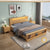 992 Nordic solid wood bed 
