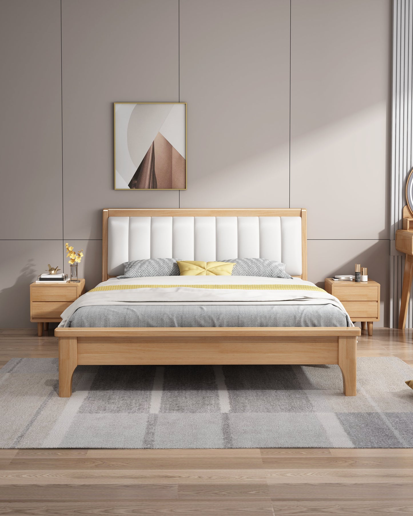 8888 solid wood bed 