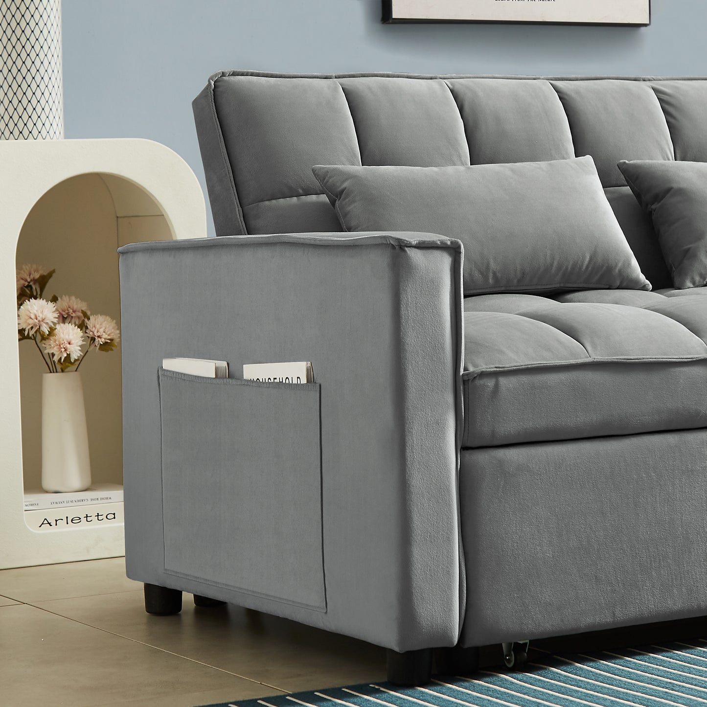 2179 VEŁVET velvet sofa bed
