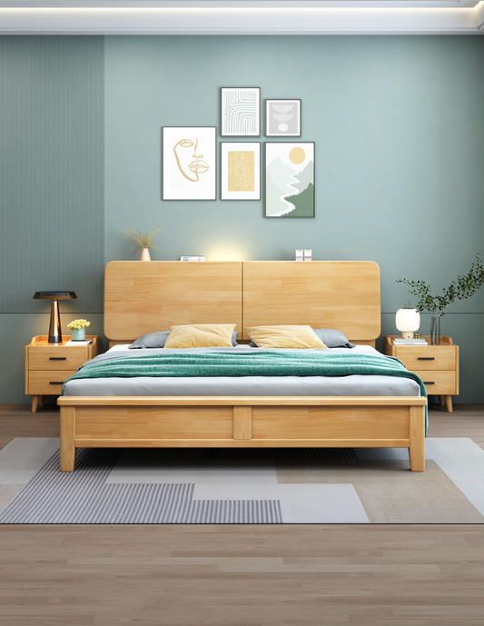 07 flip solid wood bed 