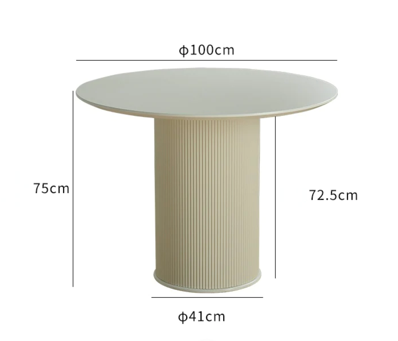 2 Roman vintage round table