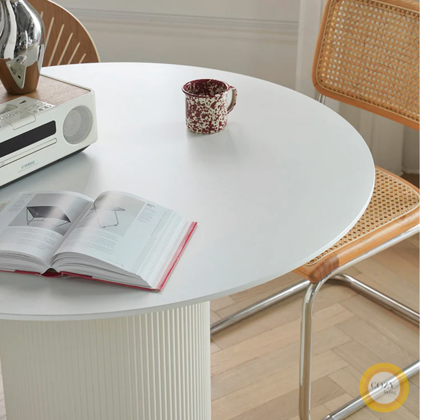 2 Roman vintage round table