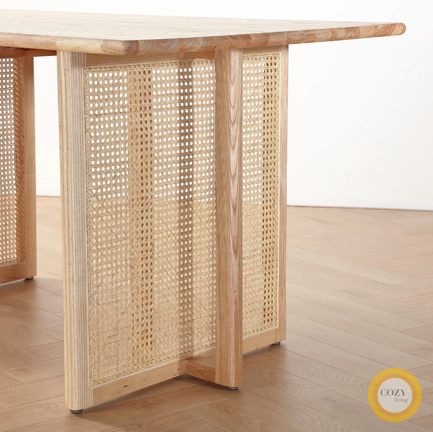 3 Roman rattan table
