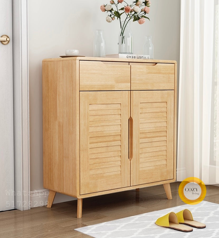 YF-50 solid wood shoe cabinet 