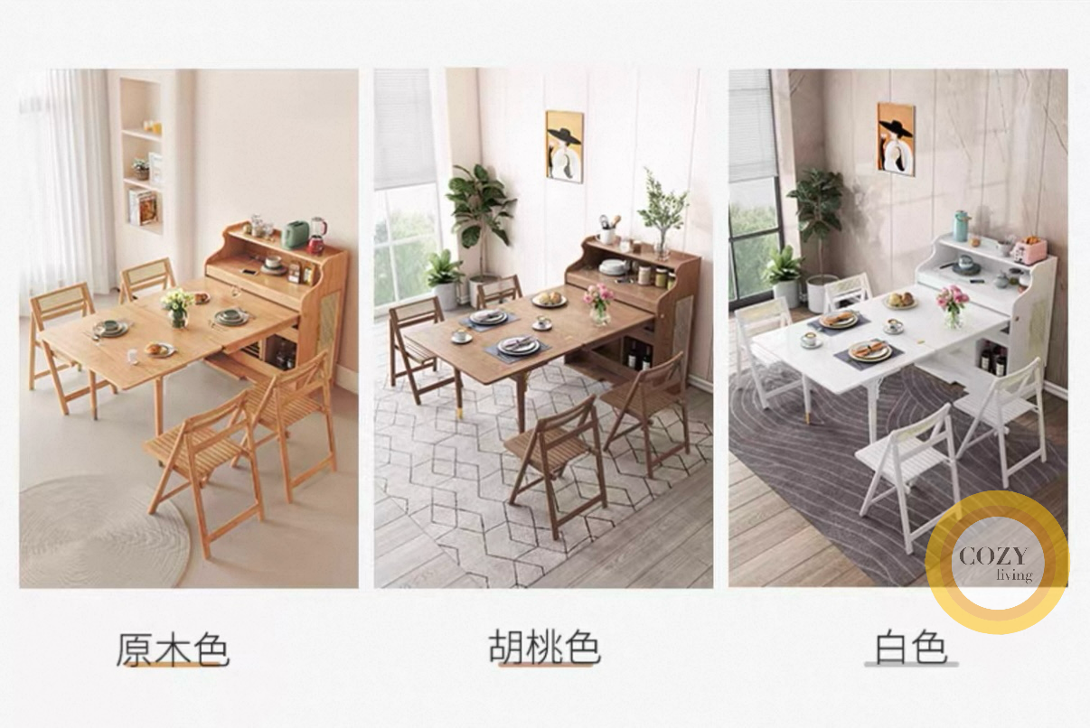 𝐍𝐨𝐫𝐝𝐢𝐜 北歐折疊餐枱【實木】