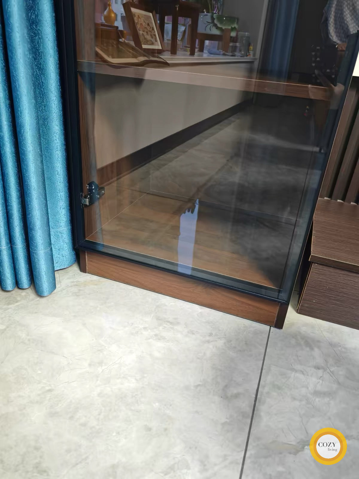 𝐓Ö𝐆𝐎 實木玻璃展示櫃書櫃