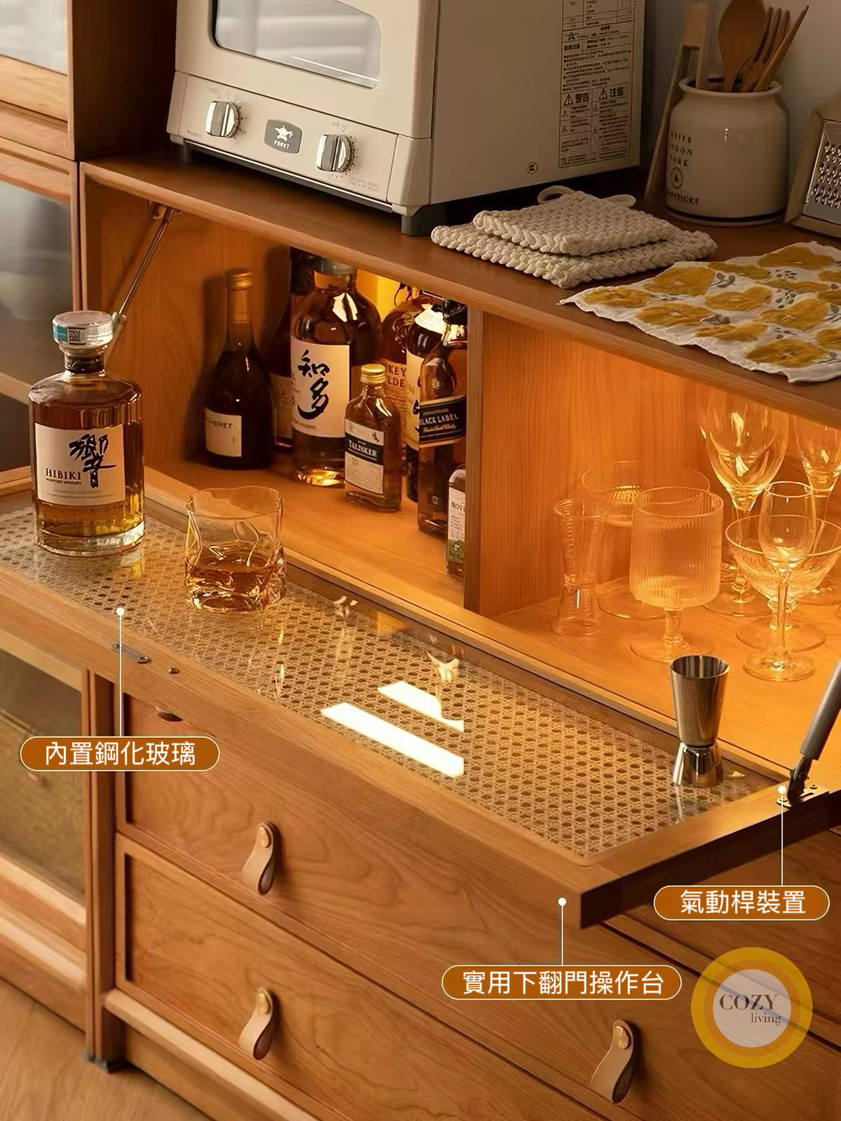 桜工芸－實木書櫃展示櫃