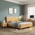611 Nordic solid wood bed 