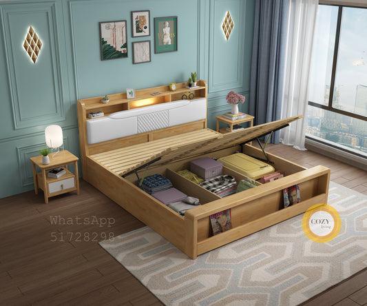 998 Nordic solid wood bed 