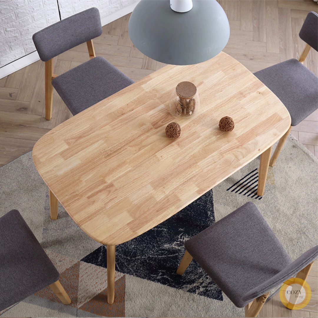 solid wood dining table 