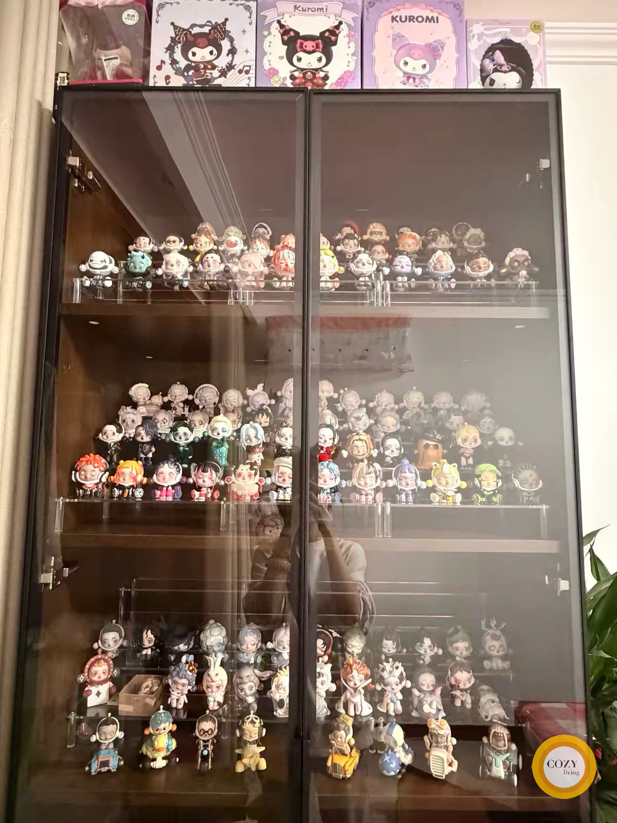 𝐓Ö𝐆𝐎 實木玻璃展示櫃書櫃