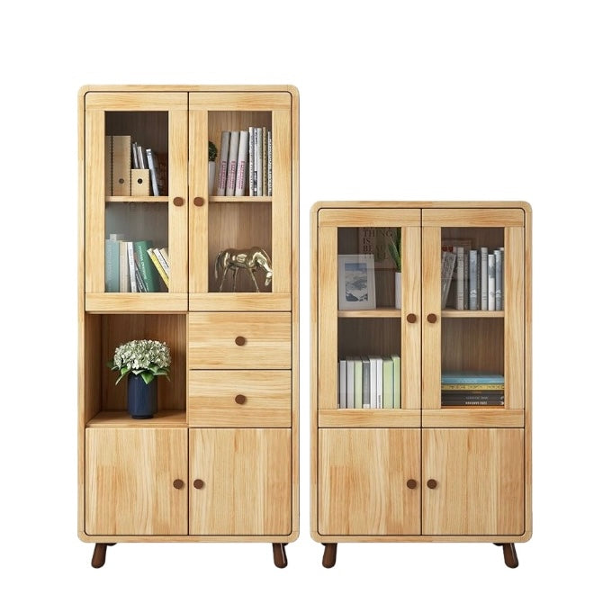 solid wood bookcase 