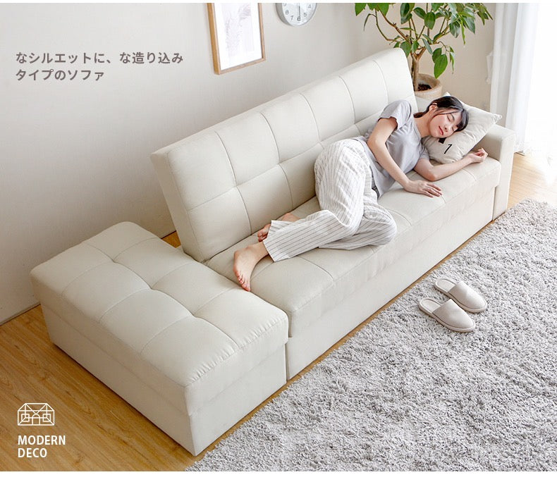 116 FÖRTE Japanese multifunctional tatami sofa bed with storage 