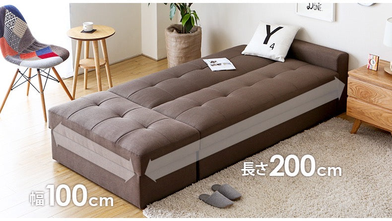 116 FÖRTE Japanese multifunctional tatami sofa bed with storage 