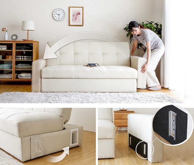 116 FÖRTE Japanese multifunctional tatami sofa bed with storage 