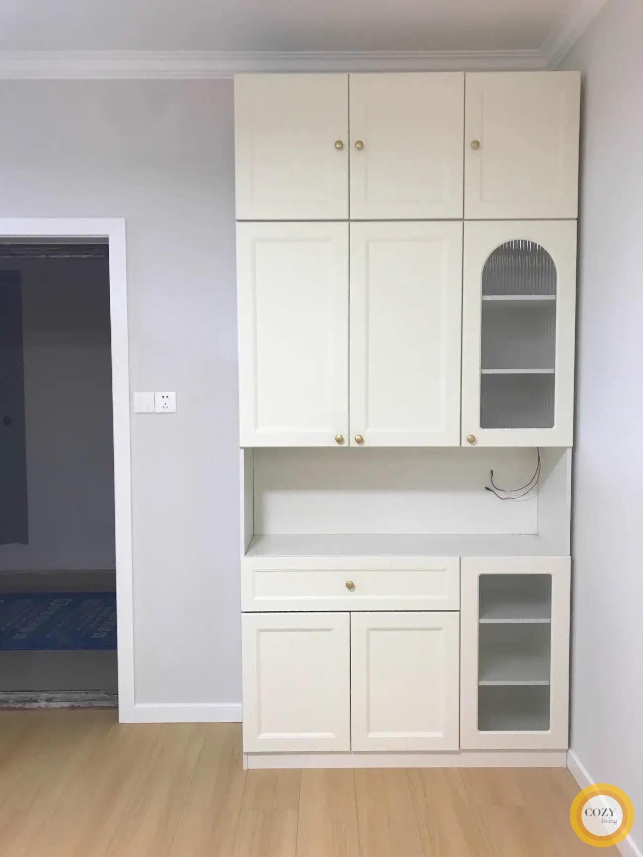 YF-2908 solid wood shoe cabinet 