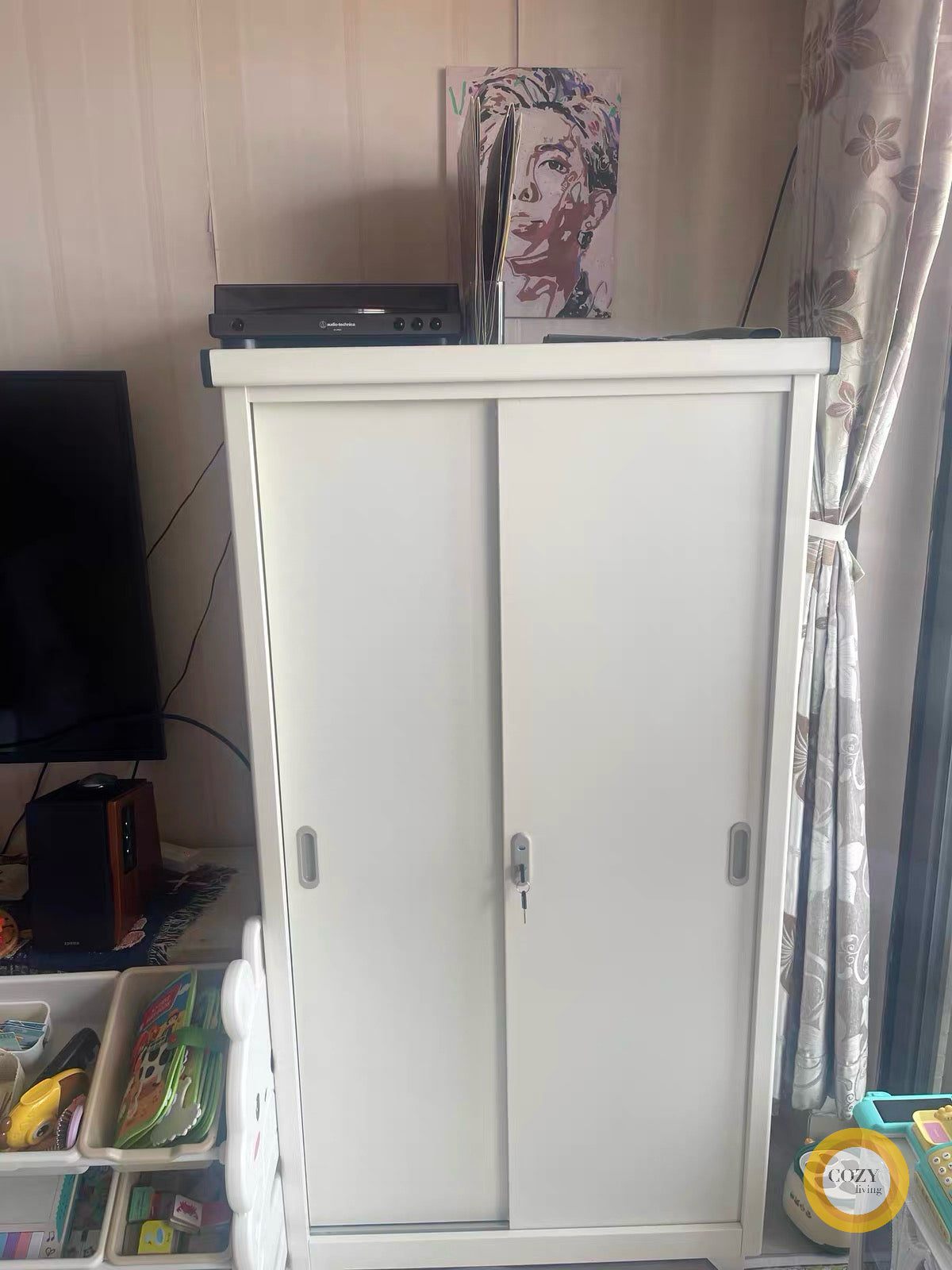 防水防曬鋼製趟門戶外收納櫃 高身趟門