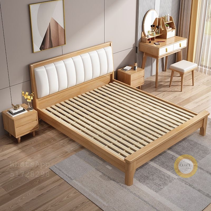 2112 solid wood bed 