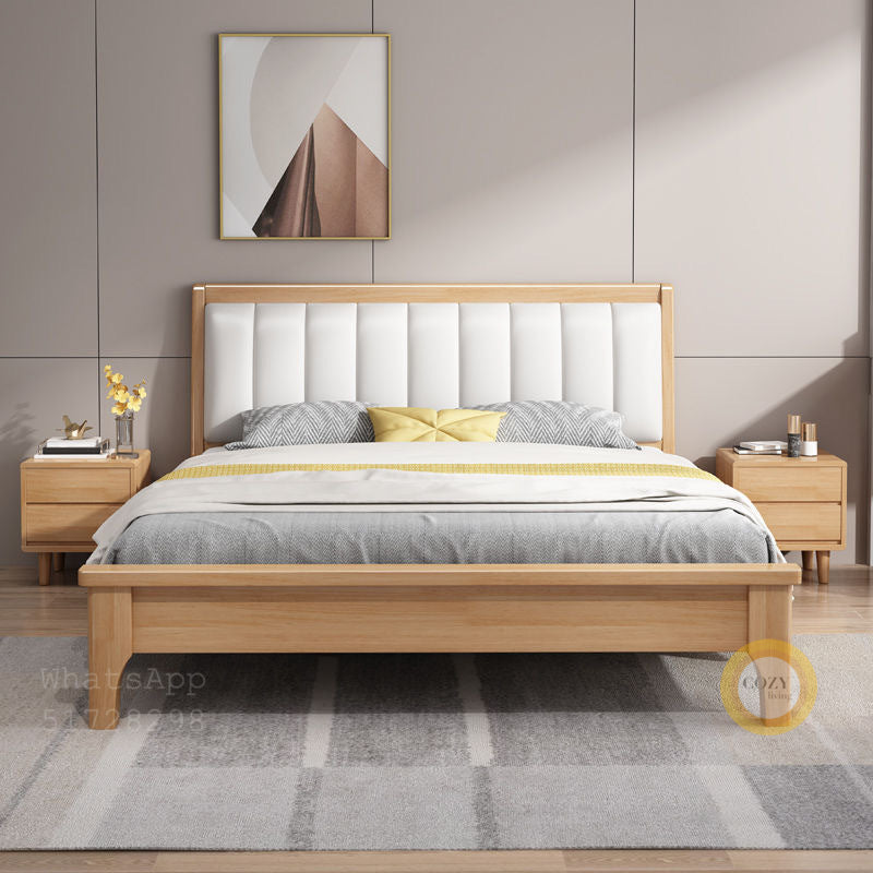 2112 solid wood bed 