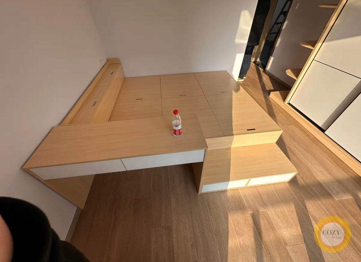 Tatami floor modular bed 