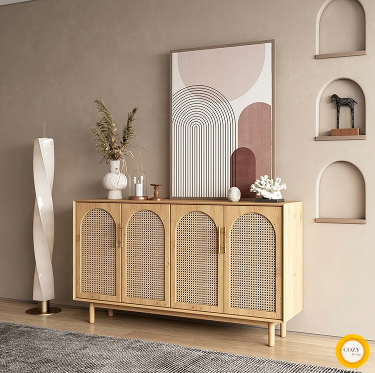 YF-5303T rattan shoe cabinet 