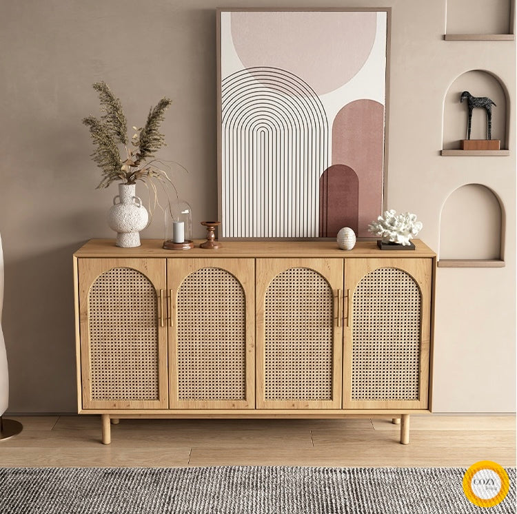 YF-5303T rattan shoe cabinet 