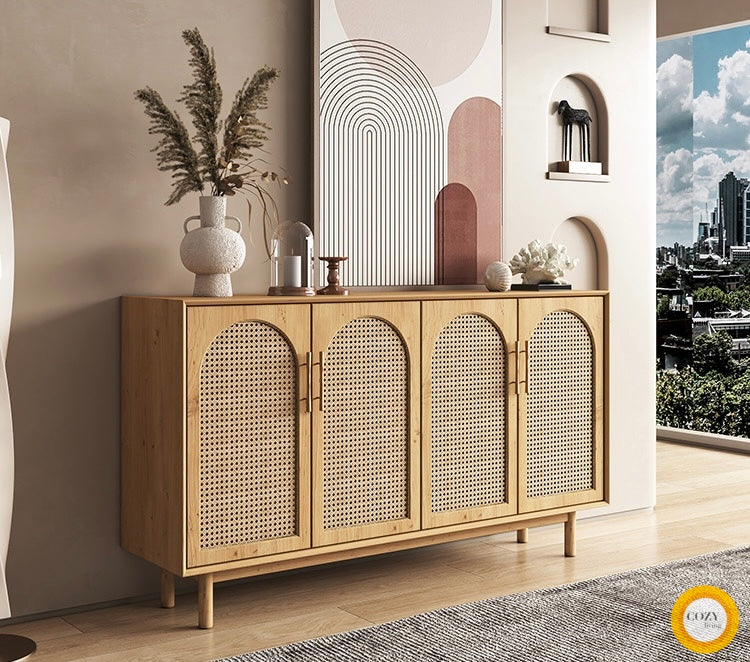 YF-5303T rattan shoe cabinet 