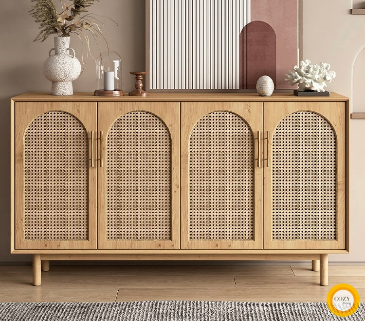 YF-5303T rattan shoe cabinet 