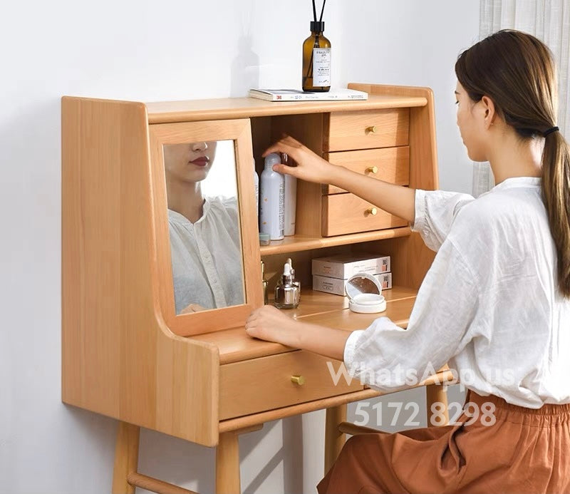 Solid wood dressing table D094 