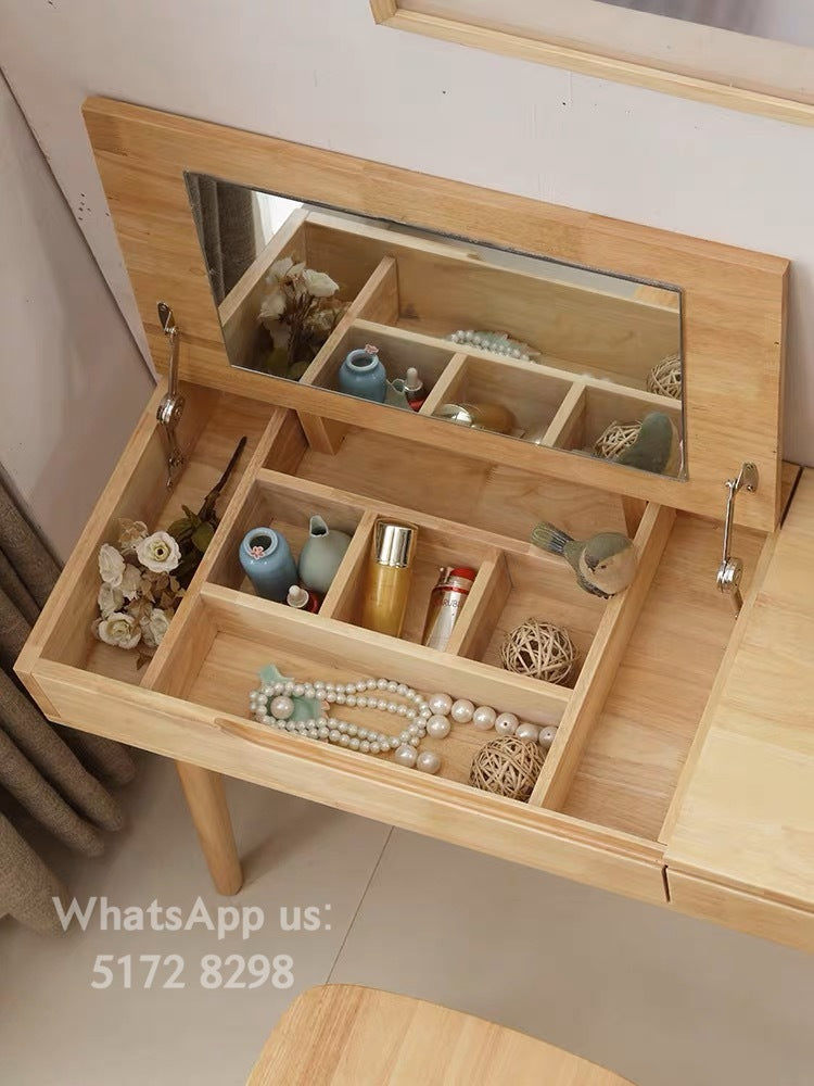 Solid wood dressing table D097 