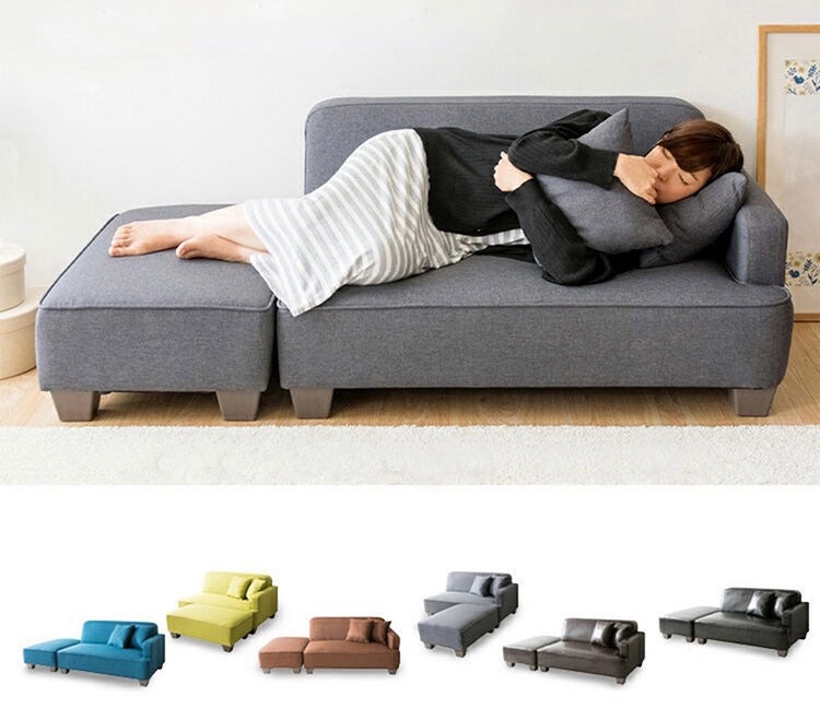 758 TÖGO Japanese style sofa with footrest 