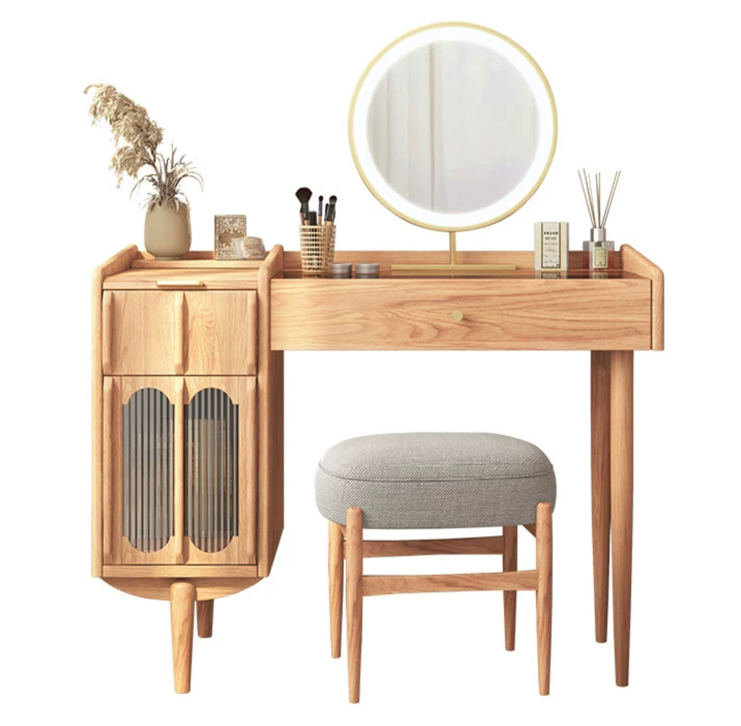Solid wood dressing table D070 
