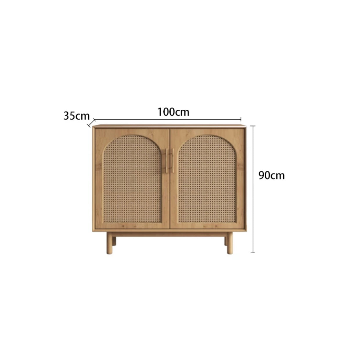 YF-5303T rattan shoe cabinet 