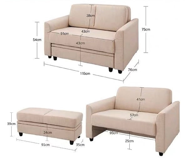 032 FÖRTE Japan exported sofa footrest with storage