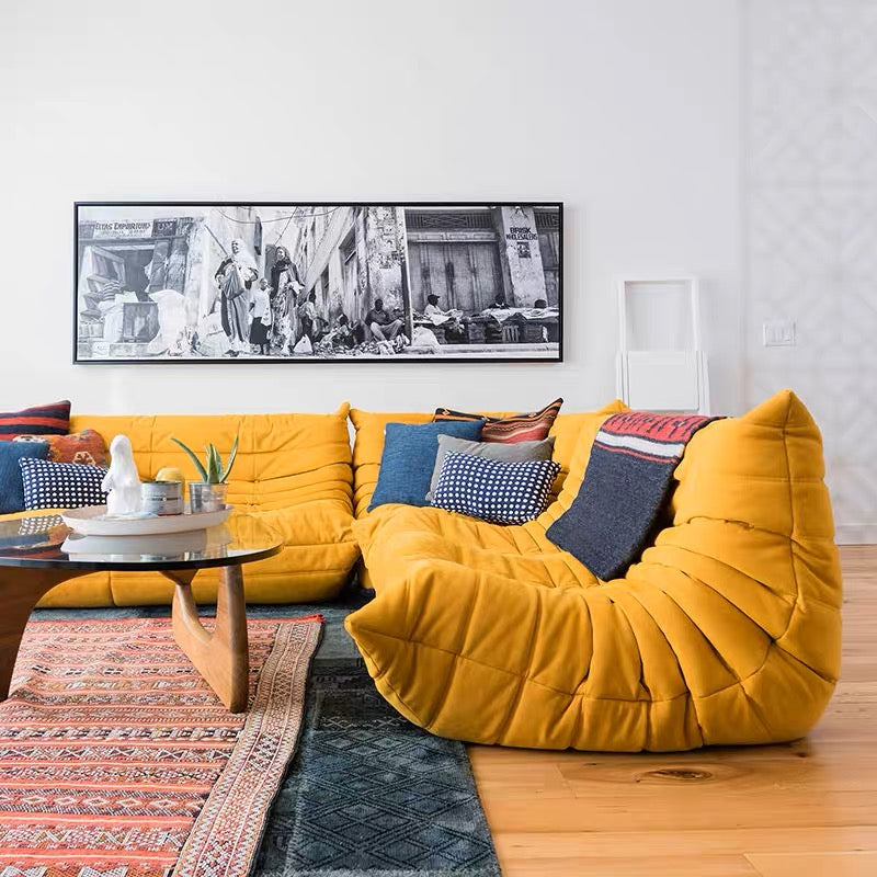 TÖGO suede sofa chair