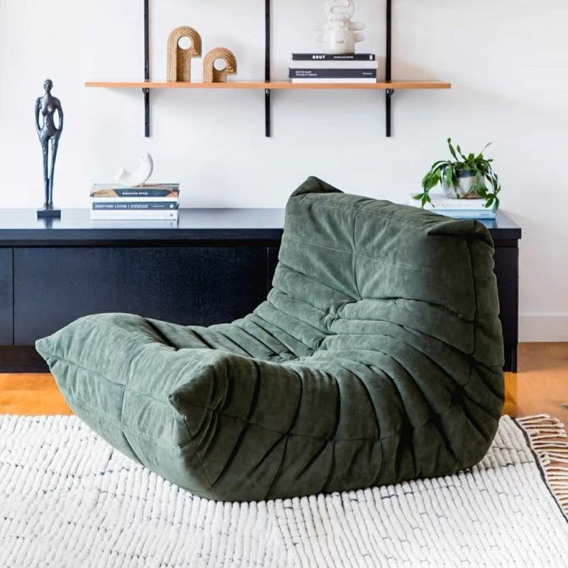TÖGO suede sofa chair