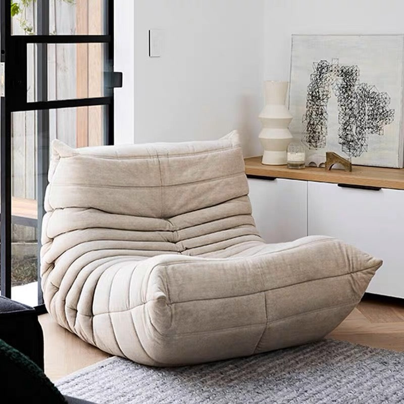 TÖGO suede sofa chair