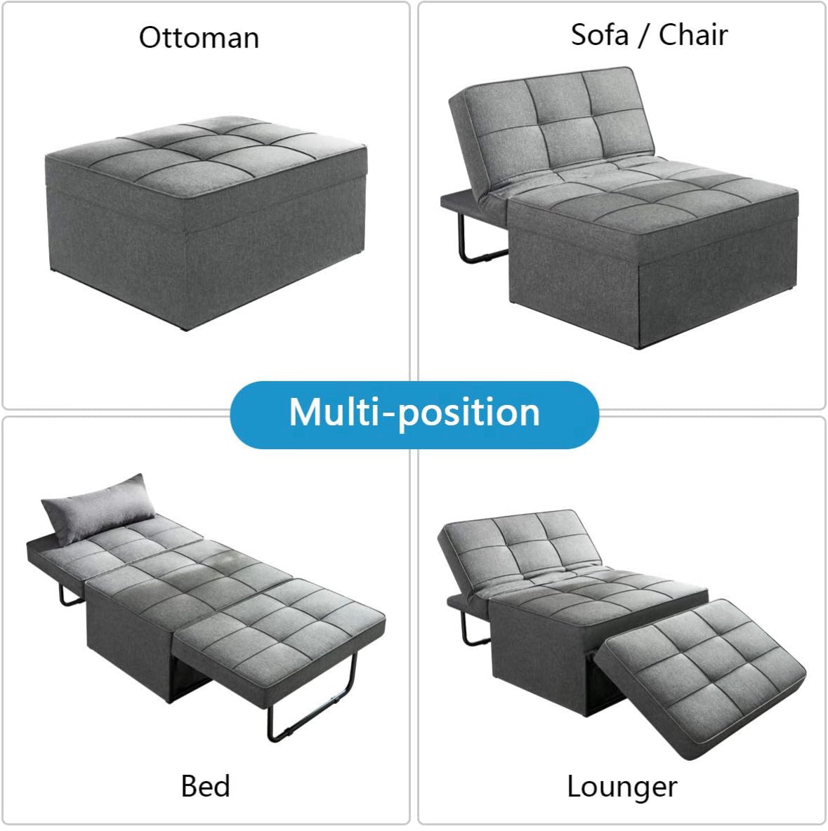 888 DÉCO 4-in-1 multifunctional sofa bed