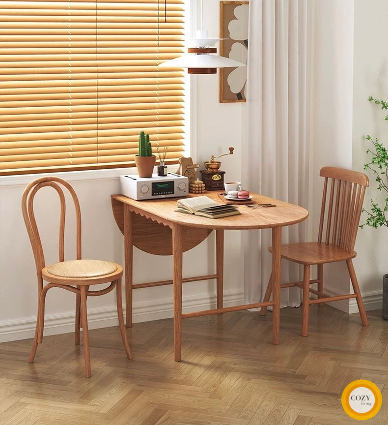 solid wood dining table 