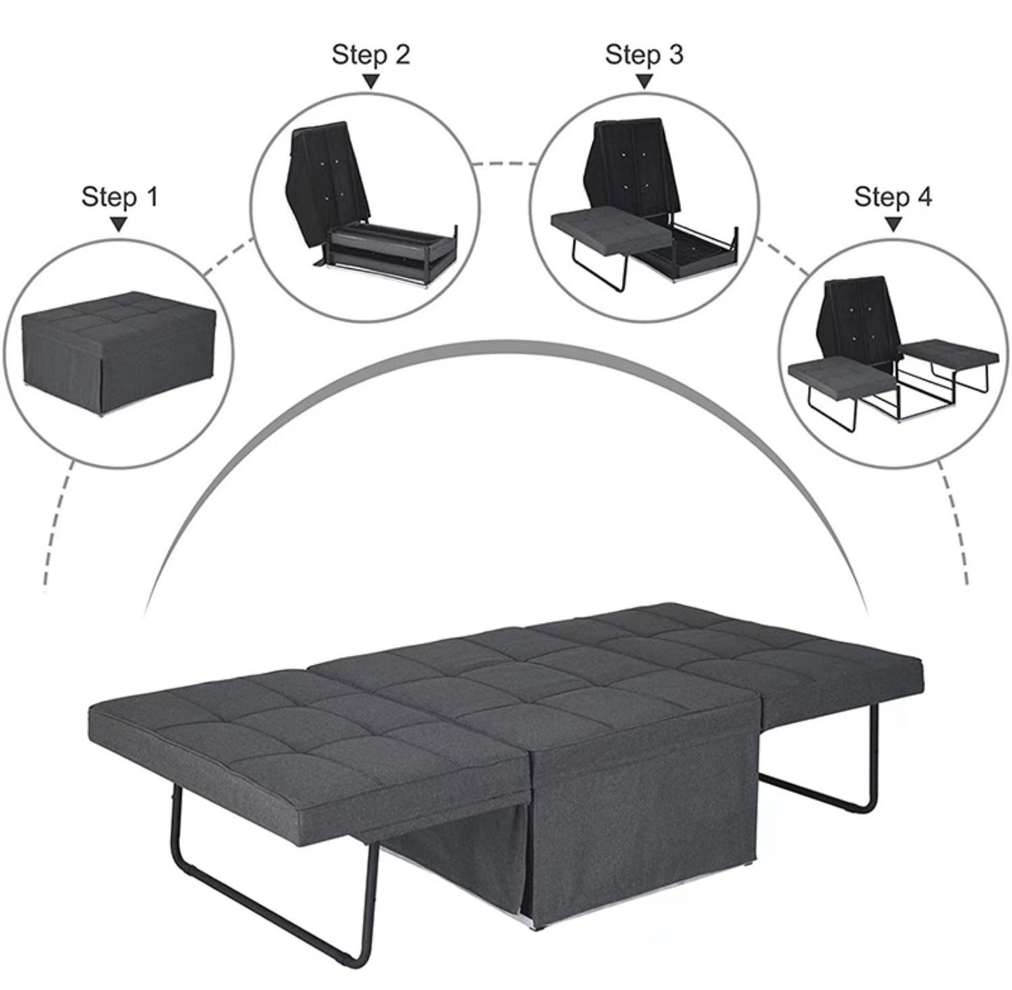 888 DÉCO 4-in-1 multifunctional sofa bed