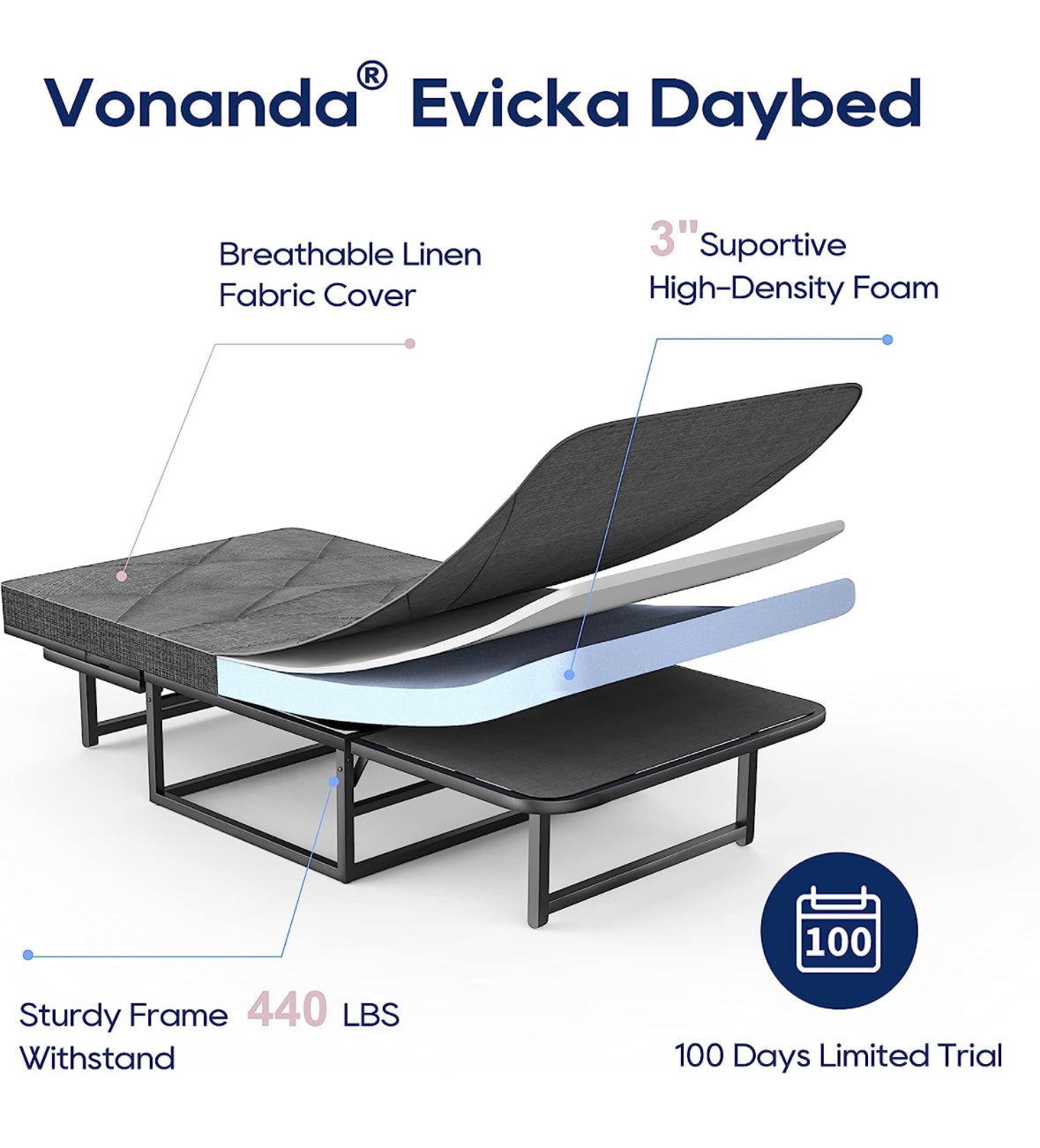 889 DÉCO 4-in-1 multifunctional sofa bed
