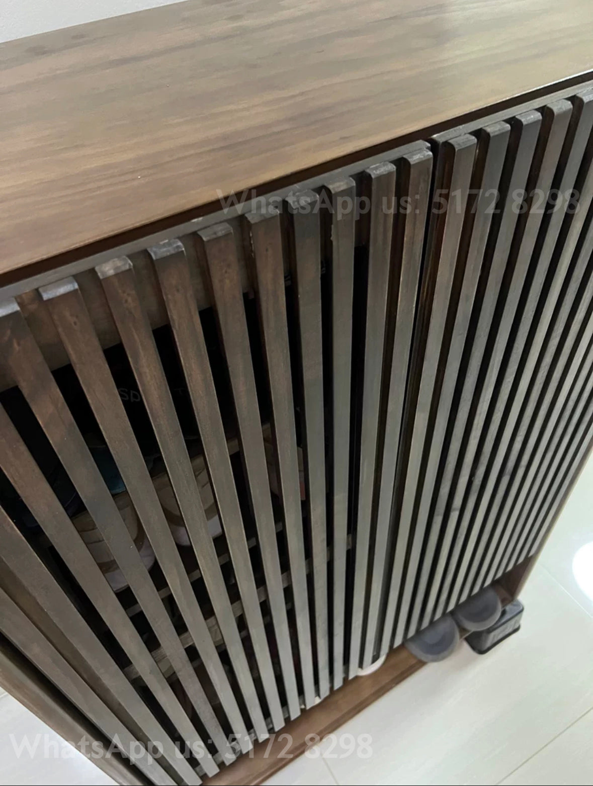 S098 solid wood shoe cabinet 