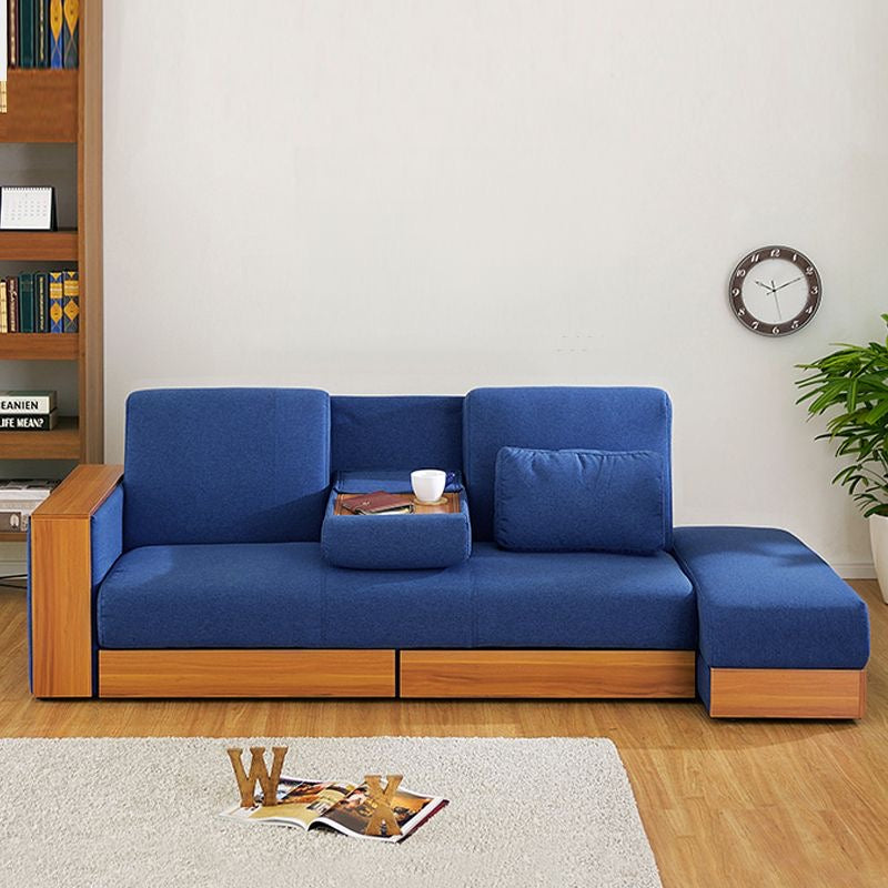 A225 FÖRTE Japanese-style multifunctional sofa bed with storage 