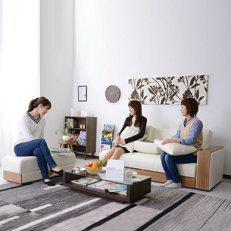 A225 FÖRTE Japanese-style multifunctional sofa bed with storage 