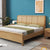 816 solid wood bed 