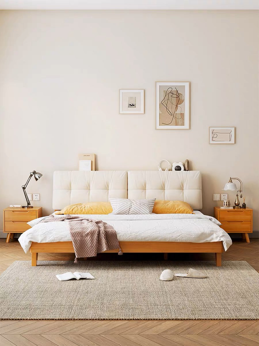 106 solid wood bed 