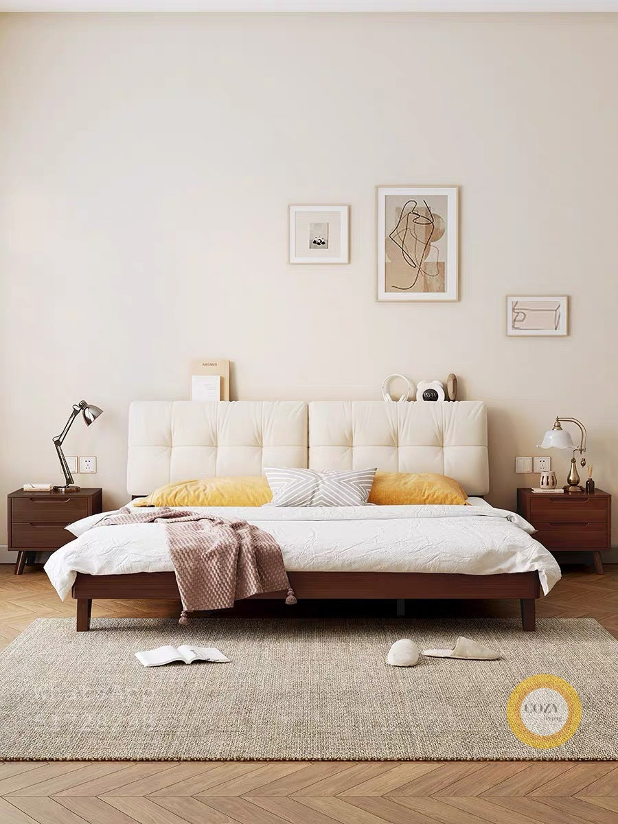 106 solid wood bed 