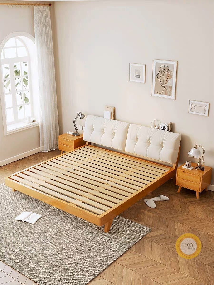106 solid wood bed 